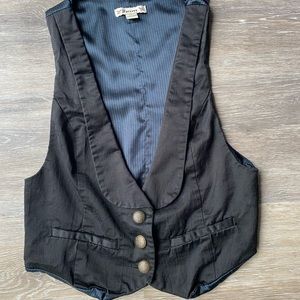 🐛Sale! 3/$15🦋 Black Waistcoat / Vest